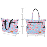 Shoulder Tote Bag For Women Girls Fashion Multi-functional Bag Shopping Travel GYM Outdoors(13)