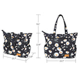 Shoulder Tote Bag For Women Girls Fashion Multi-functional Bag Shopping Travel GYM Outdoors(08)