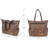 Shoulder Tote Bag For Women Girls Fashion Multi-functional Bag Shopping Travel GYM Outdoors(18)