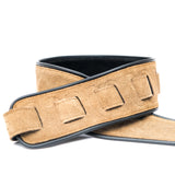 CLOUDMUSIC Guitar Strap Leather Guitar Strap Black With Red Roses For Acoustic Guitar Classical Guitar Electric Guitar Bass