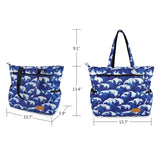 Shoulder Tote Bag For Women Girls Fashion Multi-functional Bag Shopping Travel GYM Outdoors(24)