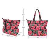 Shoulder Tote Bag For Women Girls Fashion Multi-functional Bag Shopping Travel GYM Outdoors(63)