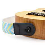 CLOUDMUSIC Hawaiian Ukulele Strap Pineapple Blue Yellow For Soprano Concert Tenor Baritone