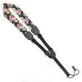 CLOUDMUSIC Colorful Hawaiian Jacquard Woven J Hook Clip On Ukulele Strap Ukulele Belt For Soprano Concert Tenor Ukulele