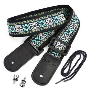 CLOUDMUSIC Ukulele Strap Hawaiian Vintage Ethnic Cotton   S93
