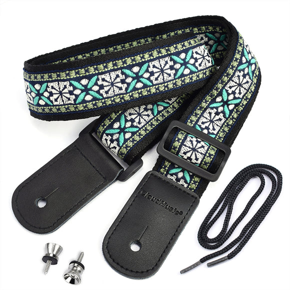 CLOUDMUSIC Ukulele Strap Hawaiian Vintage Ethnic Cotton   S93