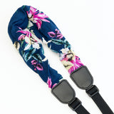 CLOUDMUSIC Colorful Hawaiian Jacquard Woven J Hook Clip On Ukulele Strap Ukulele Belt For Soprano Concert Tenor Ukulele (Scarf Style 4)