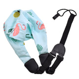 CLOUDMUSIC Colorful Hawaiian Jacquard Woven J Hook Clip On Ukulele Strap Ukulele Belt For Soprano Concert Tenor Ukulele