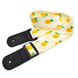 CLOUDMUSIC Ukulele Strap For Ukulele Soprano Concert Tenor Baritone Hawaii Summer Beach Tropical Fruits (Pineapple)