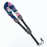 CLOUDMUSIC Colorful Hawaiian Jacquard Woven J Hook Clip On Ukulele Strap Ukulele Belt For Soprano Concert Tenor Ukulele (Scarf Style 4)