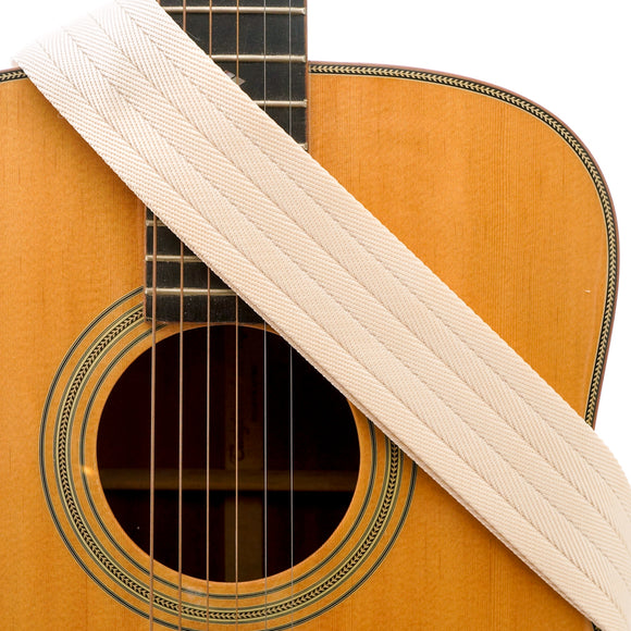 CLOUDMUSIC Guitar Strap Seat Belt Acoustic Electric Bass Guitar Strap With Leather Ends Guitar Picks Free (Apricot)